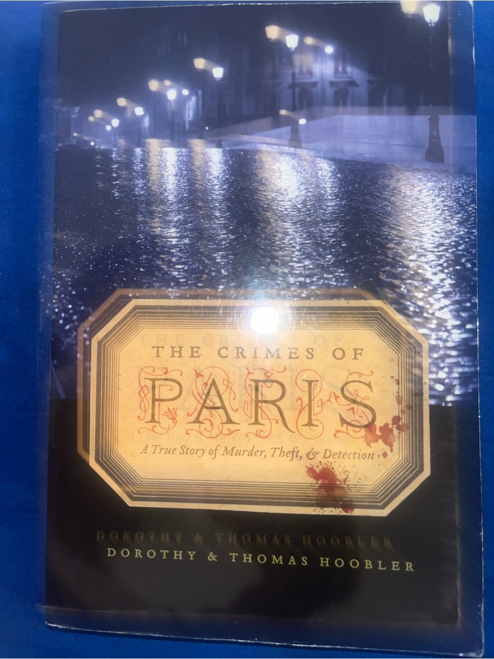 The Crimes of Paris Decorative Book Cover - Black